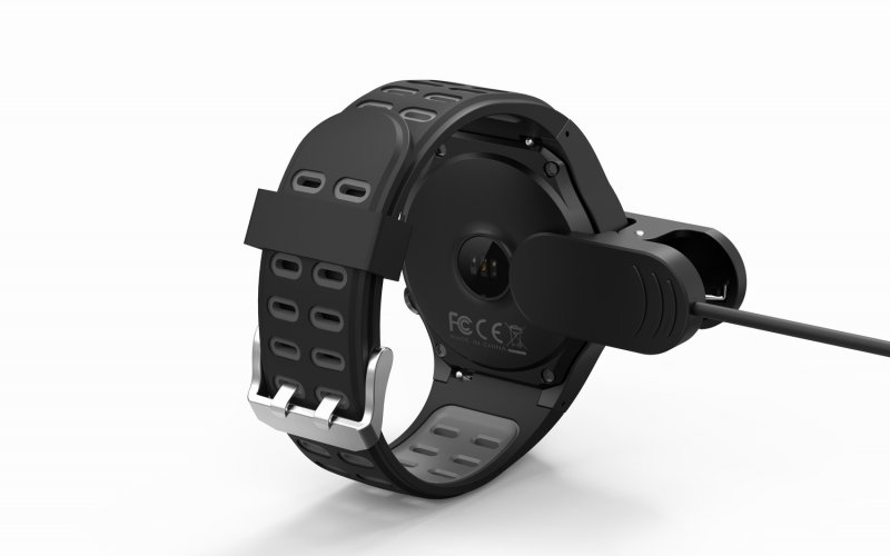 EVOLVEO SportWatch M1S, chytré sportovní hodinky s podporou SIM, šedočerný pásek - obrázek č. 5