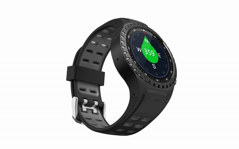 EVOLVEO SportWatch M1S, chytré sportovní hodinky s podporou SIM, šedočerný pásek - obrázek č. 4