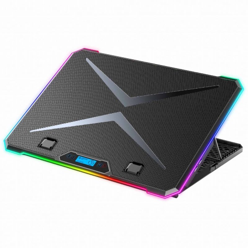 EVOLVEO Ania 9 RGB, nastavitelný podstavec pro notebook - obrázek produktu
