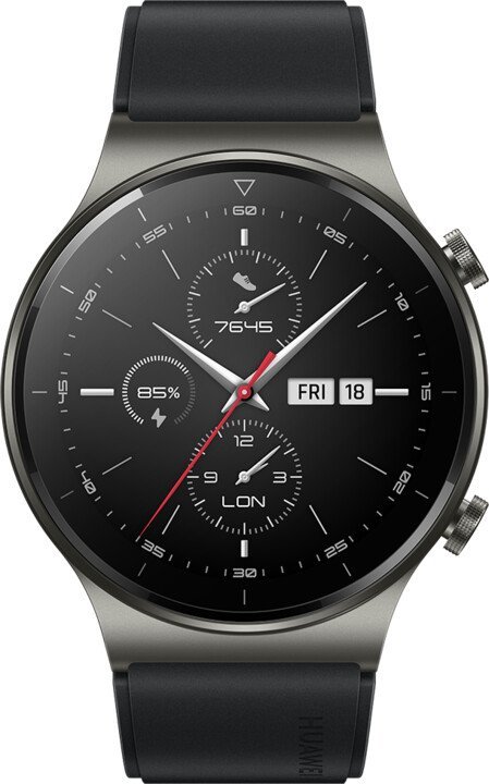 Huawei Watch GT 2 Pro/ Silver/ Elegant Band/ Black - obrázek č. 1