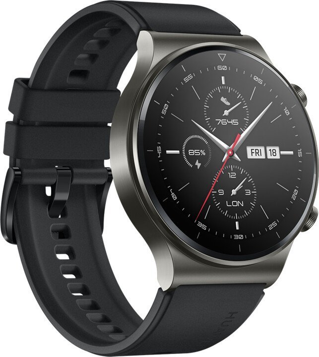Huawei Watch GT 2 Pro/ Silver/ Elegant Band/ Black - obrázek č. 2