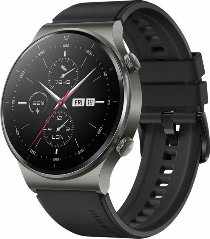 Huawei Watch GT 2 Pro/ Silver/ Elegant Band/ Black - obrázek produktu