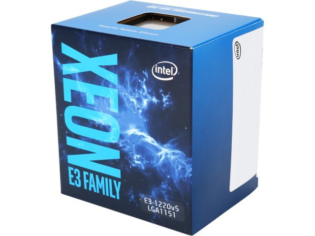CPU Intel Xeon E3-1220 v5 (3.0GHz, LGA1151, 8MB) - obrázek produktu
