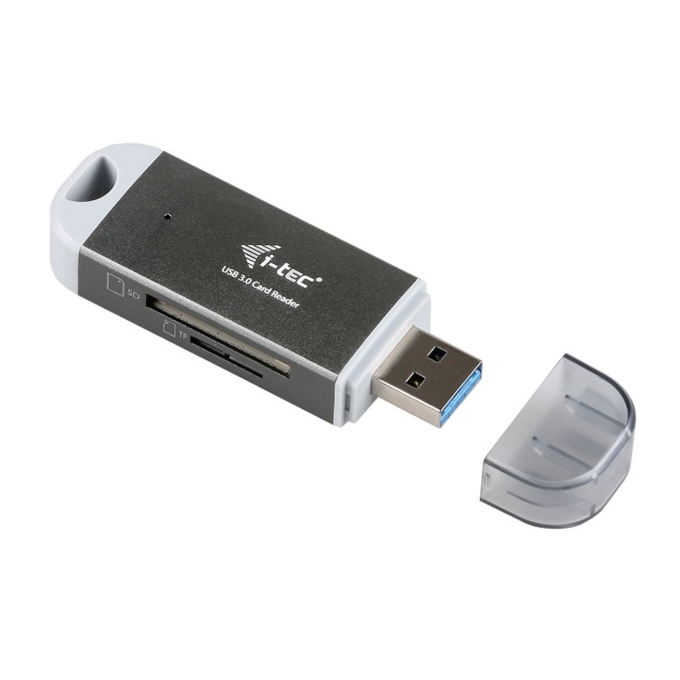 i-tec USB 3.0 DUAL Card Reader micro /  SDXC -šedá - obrázek č. 1