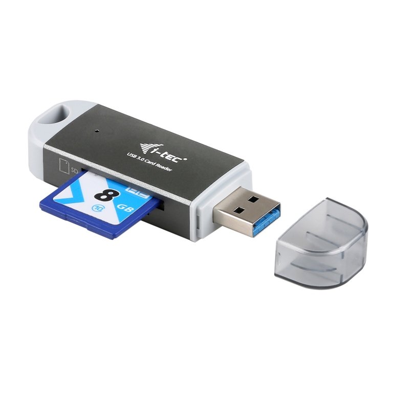 i-tec USB 3.0 DUAL Card Reader micro /  SDXC -šedá - obrázek č. 2