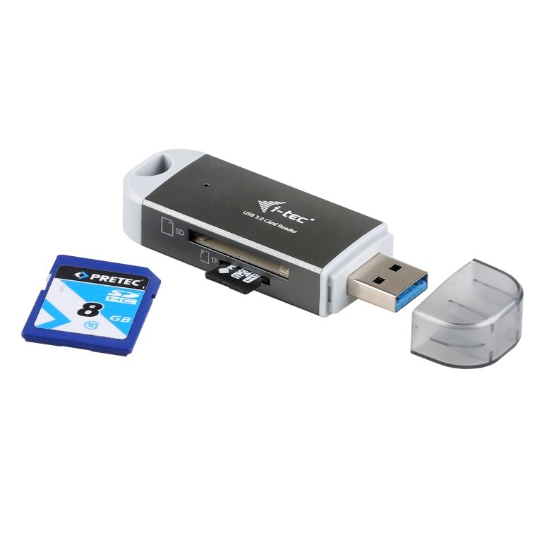 i-tec USB 3.0 DUAL Card Reader micro /  SDXC -šedá - obrázek č. 3
