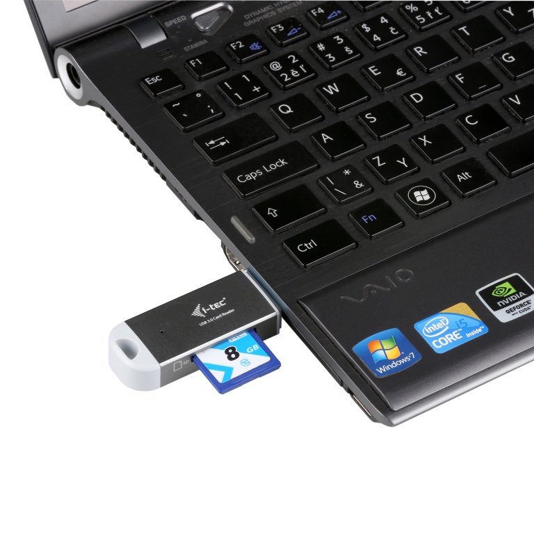 i-tec USB 3.0 DUAL Card Reader micro /  SDXC -šedá - obrázek č. 4