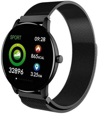 CARNEO Smart hodinky  SlickFit Oxygen+, Černé - obrázek produktu