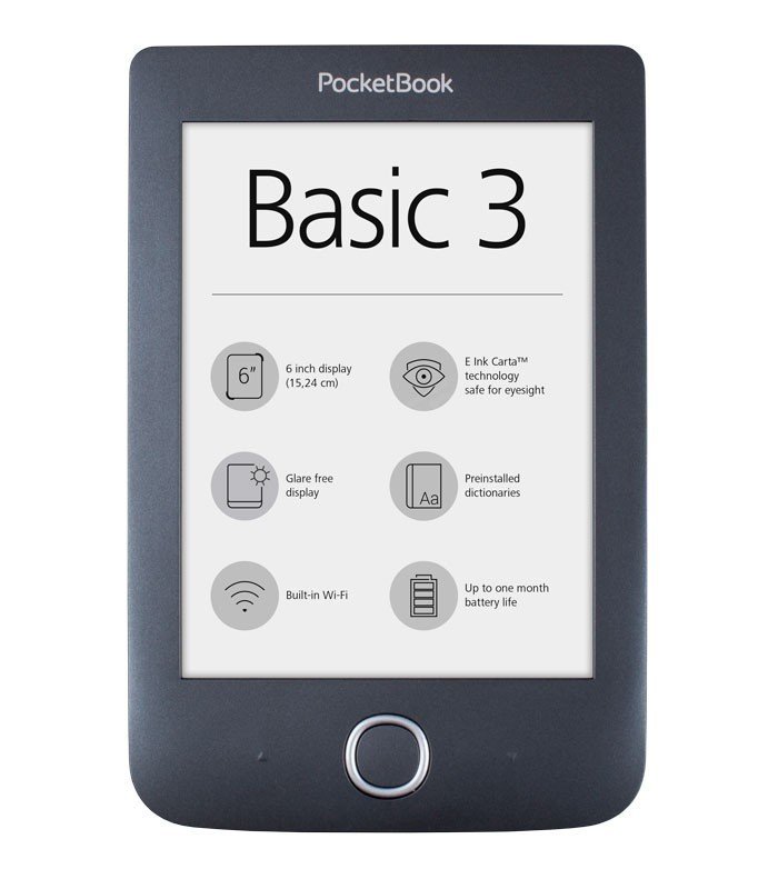 Pocketbook 614+ Basic 3, Black - obrázek produktu