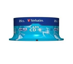 VERBATIM CD-R(25-Pack)Cake/ Crystal/ 52x/ 700MB - obrázek č. 1