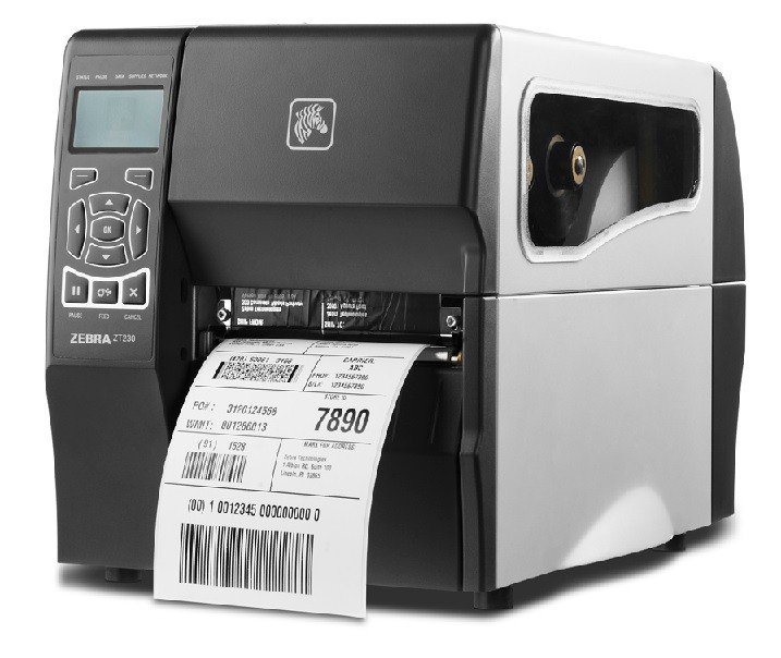 DT Printer ZT230, 203 dpi, Euro and UK cord, Serial, USB, Int 10/ 100, Liner take up w/  peel - obrázek produktu