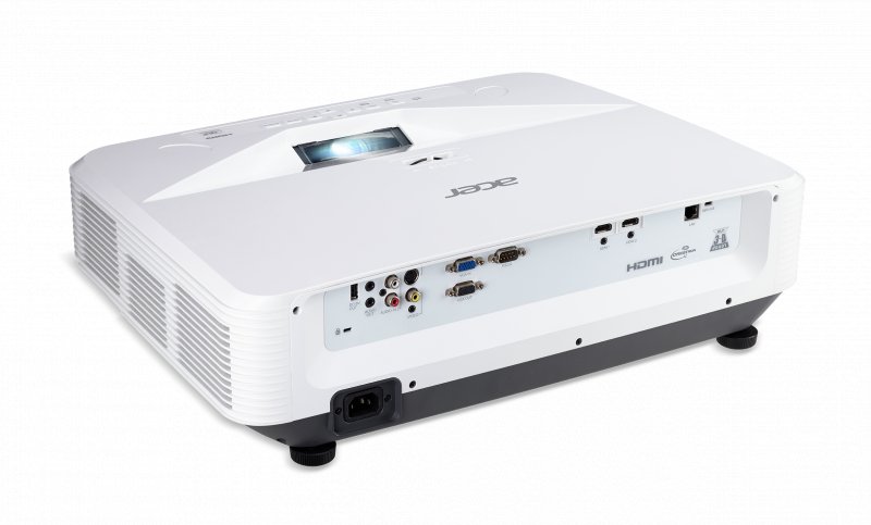 Acer DLP UL5310W (UltraShortThrow) - 3600Lm, WXGA, 13000:1, HDMI, VGA, USB, RJ45, repro., bílý - obrázek č. 1