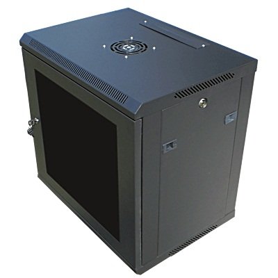 Datacom 19" rozvaděč 9U/ 450 mm (sklo) černý - obrázek produktu