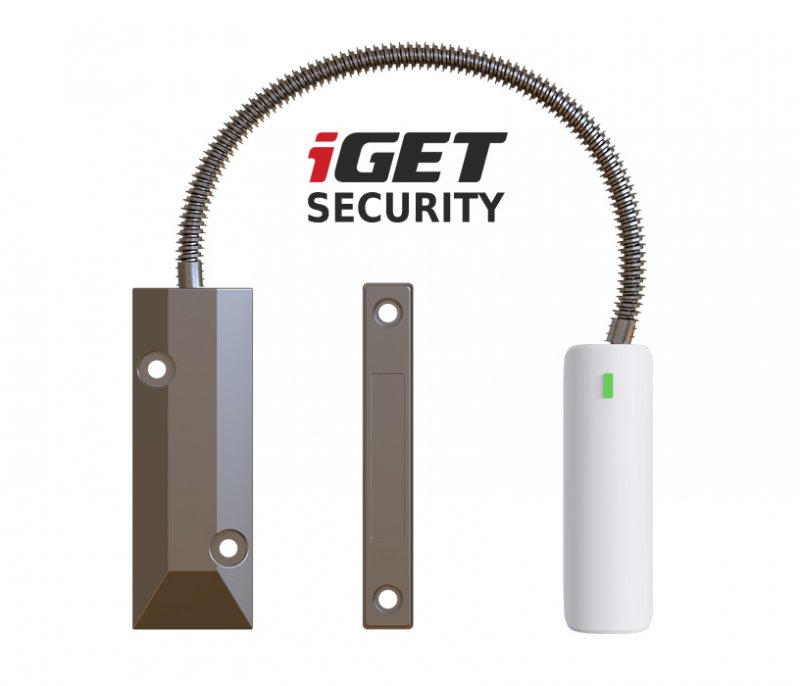 iGET SECURITY EP21 - senzor na železné dveře/ okna/ vrata pro alarm M5, výdrž baterie až 5 let - obrázek produktu