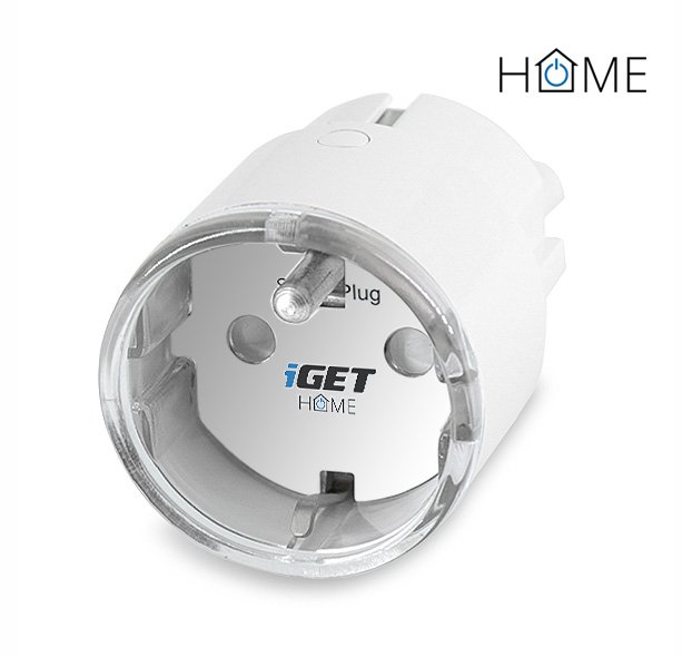 iGET HOME Power 1 - WiFi chytrá zásuvka 230V, samostatná, měření spotřeby, 3680W, 16 A - obrázek č. 1