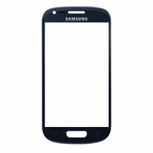 Dotykové sklo (bez digitizéru) pro Samsung Galaxy S3 mini (i8190) modrý - obrázek produktu