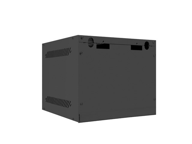 Nástěnný rack 10" 4U 280x310mm černý flat pack - obrázek č. 4