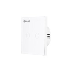 Tellur WiFi Smart Spínač, 2 porty, 1800 W, 10 A., bílý - obrázek produktu
