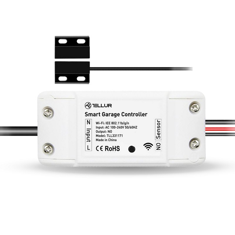Tellur WiFi Smart sada pro ovládání garážových vrat, bílá - obrázek produktu