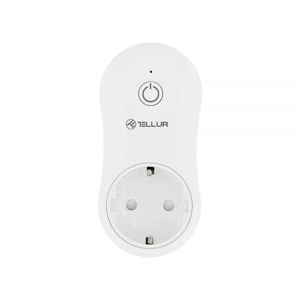Tellur WiFi Smart AC Plug, zásuvka, 1x USB 1A, 2400W, 10A, bílá - obrázek produktu