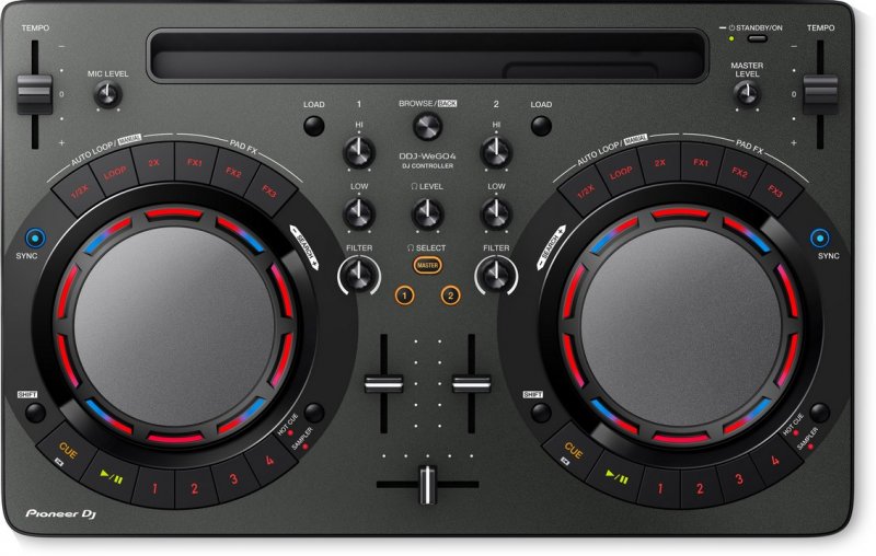 Pioneer DJ DDJ-WeGo4 kontrolér s Rekordbox DJ černý - obrázek produktu