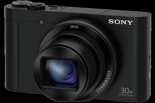 Sony DSC-WX500 černá,18,2Mpix,30xOZ,fullHD,WiFi - obrázek produktu