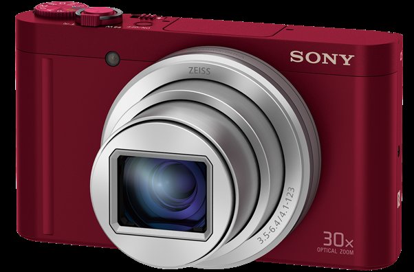 Sony DSC-WX500 červená,18,2Mpix,30xOZ,fullHD,WiFi - obrázek produktu
