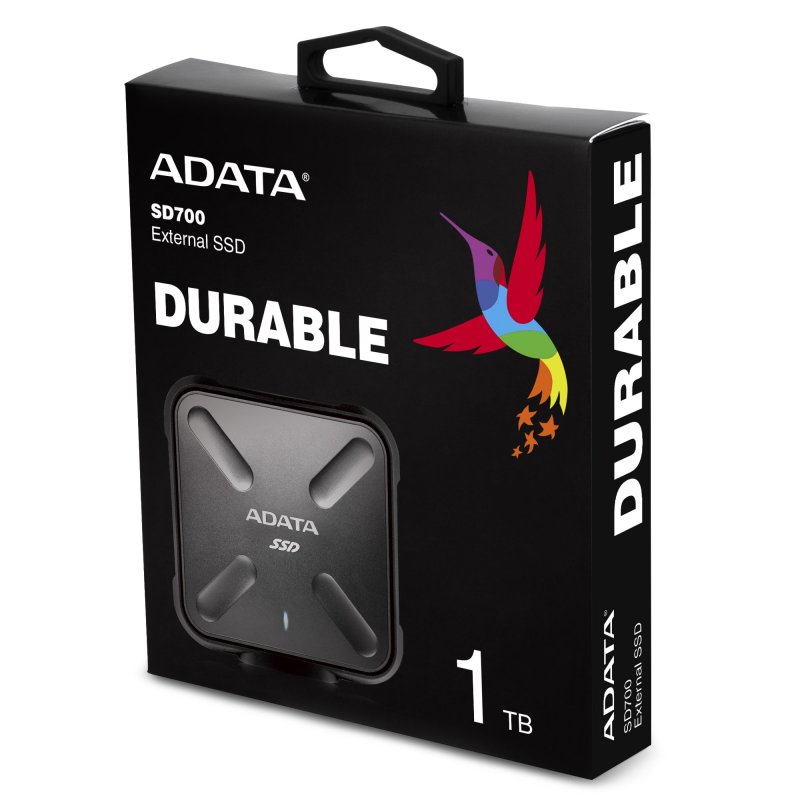 ADATA SD700/ 512GB/ SSD/ Externí/ 2.5"/ Žlutá/ 3R - obrázek č. 1