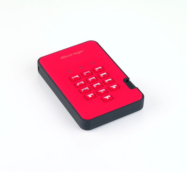 diskAshur2 SSD 256-bit 256GB - Red - obrázek produktu