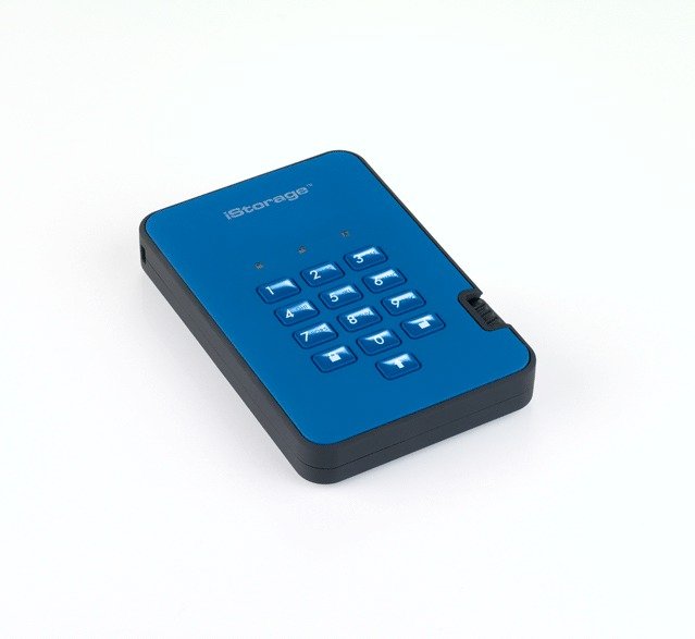 diskAshur2 SSD 256-bit 1TB - Blue - obrázek produktu