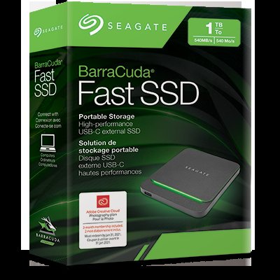 Ext. SSD Seagate BarraCuda Fast SSD 1TB - obrázek č. 1