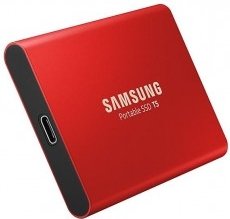 SSD 1TB Samsung externí,Červený - obrázek produktu