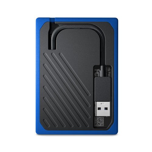 Ext. SSD WD My Passport GO 500GB USB3.0 modrá - obrázek č. 3