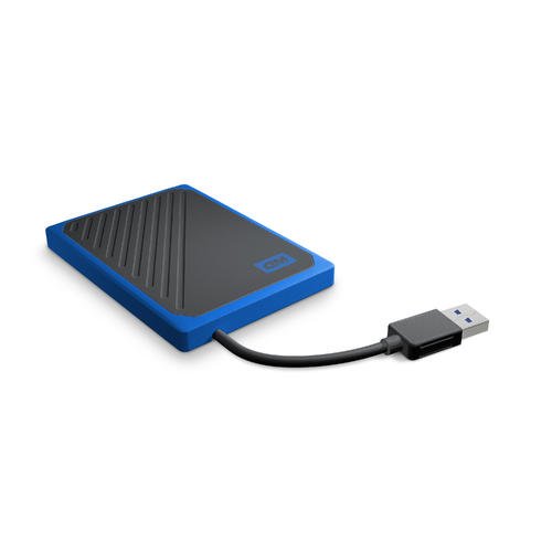 Ext. SSD WD My Passport GO 500GB USB3.0 modrá - obrázek č. 2