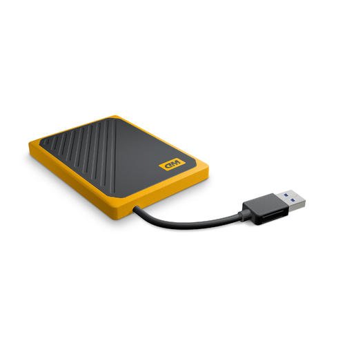 Ext. SSD WD My Passport GO 500GB USB3.0 žlutá - obrázek č. 2