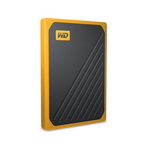 Ext. SSD WD My Passport GO 500GB USB3.0 žlutá - obrázek č. 1