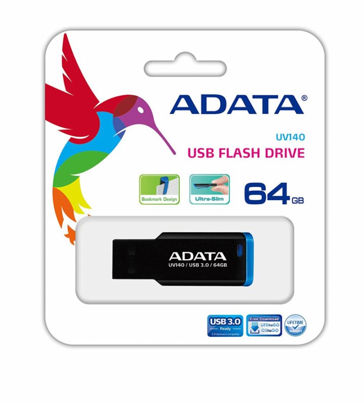 ADATA USB UV140 64GB USB 3.0 blue - obrázek č. 4