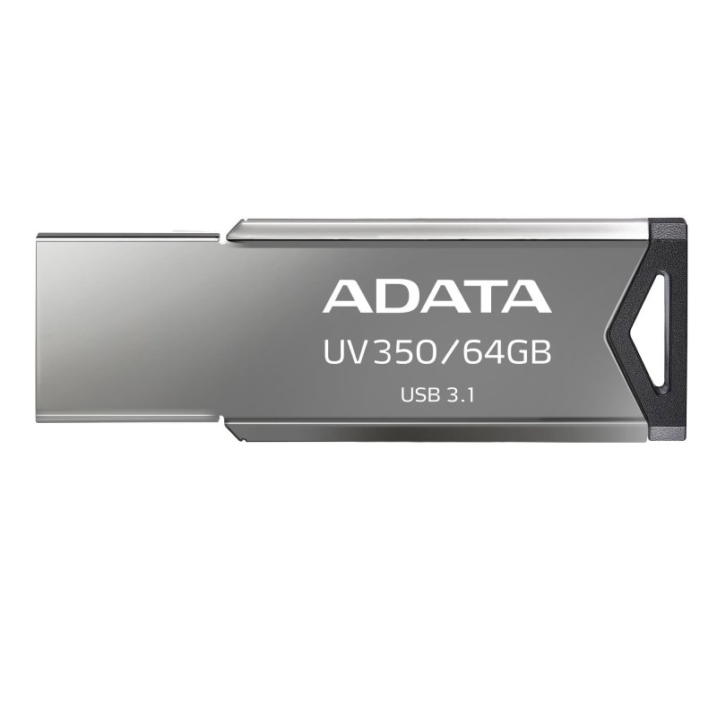 ADATA UV350/ 64GB/ USB 3.1/ USB-A/ Stříbrná - obrázek produktu