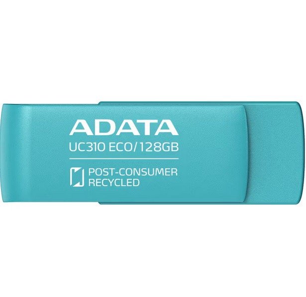 ADATA UC310 ECO/ 128GB/ USB 3.2/ USB-A/ Zelená - obrázek produktu