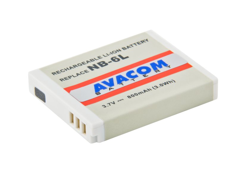Baterie AVACOM Canon NB-6L Li-Ion 3.7V 800mAh - obrázek č. 3