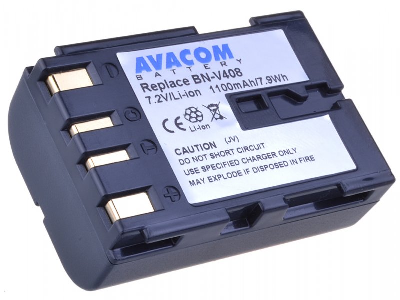 Baterie AVACOM JVC BN-V408 Li-Ion 7.2V 1100mAh - obrázek č. 2