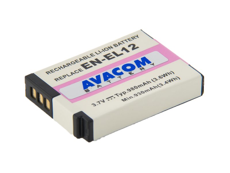 Baterie AVACOM Nikon EN-EL12  Li-Ion 3.7V 980mAh - obrázek produktu