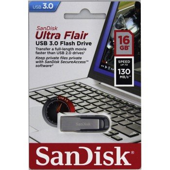 SanDisk Ultra Flair 16GB USB 3.0 černá - obrázek č. 1
