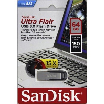 SanDisk Ultra Flair 64GB USB 3.0 černá - obrázek č. 2