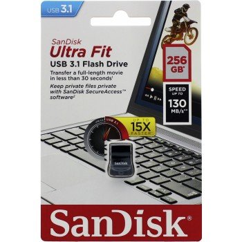 SanDisk Ultra Fit 256GB USB 3.1 černá - obrázek č. 2