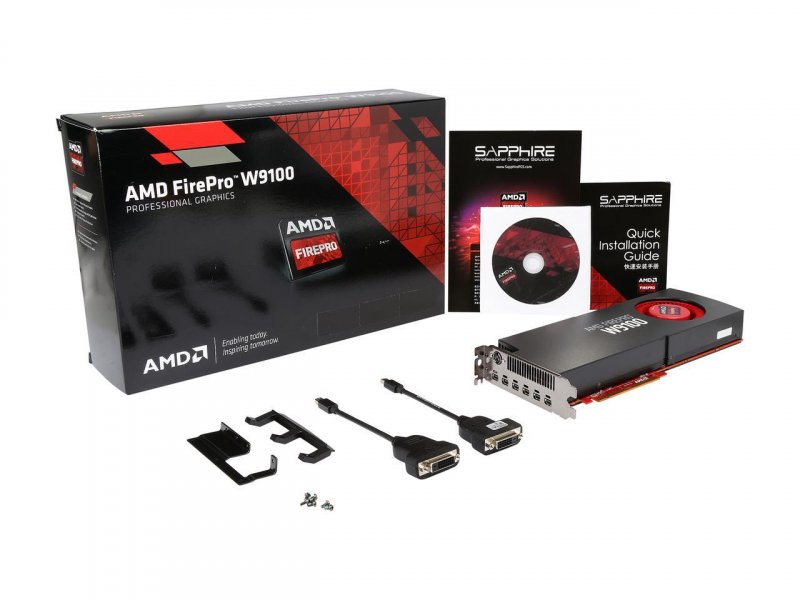 AMD FirePro W9100 - 32GB GDDR5 6-mDP PCIe 3.0 - obrázek produktu