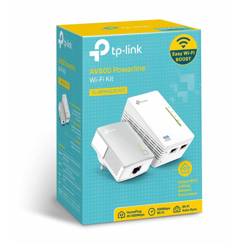 TP-Link TL-WPA4220 Kit WiFi N300 Powerline Extend.Kit (2ks) - obrázek č. 2