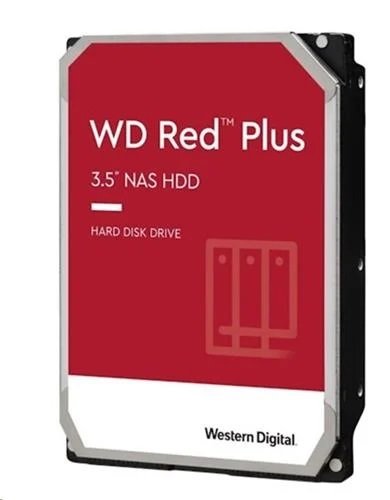 WD Red Plus/ 8TB/ HDD/ 3.5"/ SATA/ 5640 RPM/ Červená/ 3R - obrázek produktu