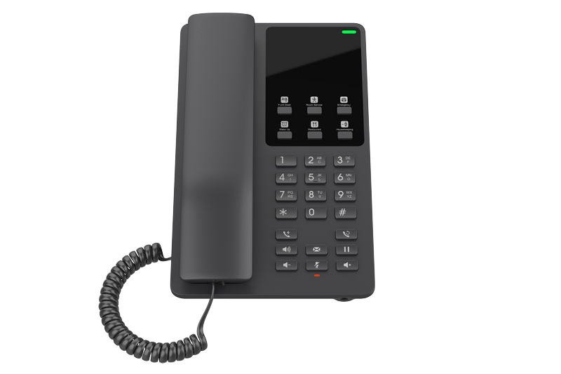 Grandstream GHP621 SIP hotelový telefon černý - obrázek č. 2