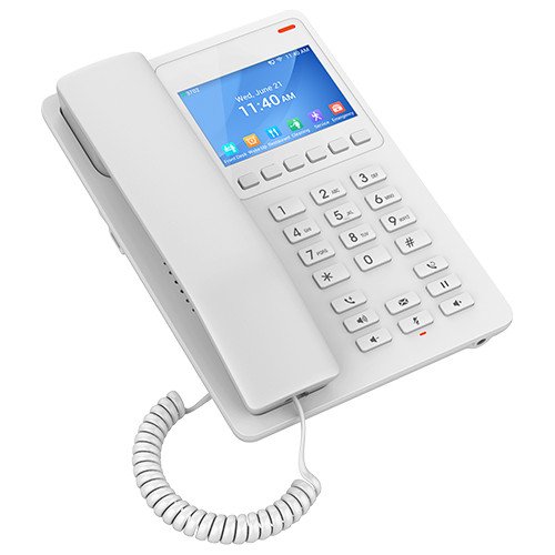 Grandstream GHP630 SIP hotelový telefon s displejem, bílý - obrázek č. 2